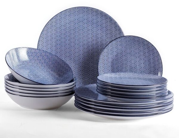 Porcelánová sada tanierov OSAKA 18 ks