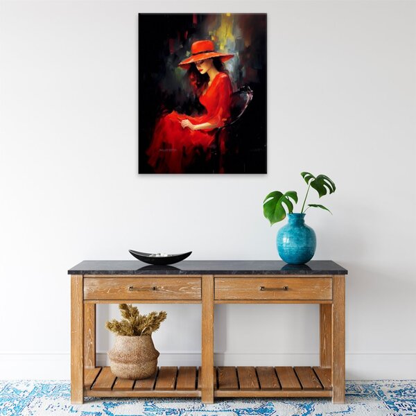 Obraz na plátne - Zmyselná žena - 40x50 cm
