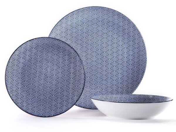 Porcelánová sada tanierov OSAKA 18 ks