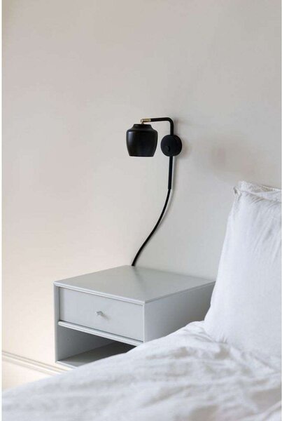 Nástenné Svietidlo CPH Lighting, Čierna, Obývacia izba, Hliník