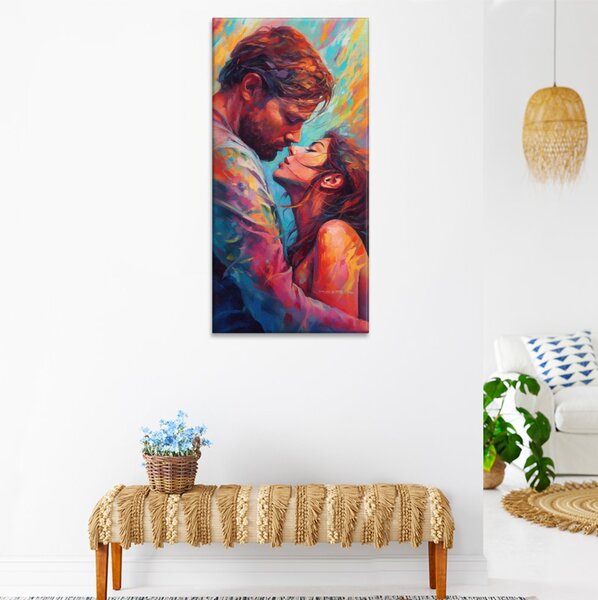 Obraz na plátne - Odevzdaní jeden druhému - 30x60 cm
