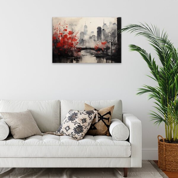 Obraz na plátne - New York v jesennom ráne - 60x40 cm