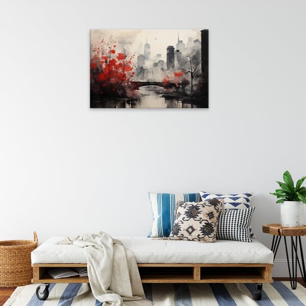 Obraz na plátne - New York v jesennom ráne - 60x40 cm