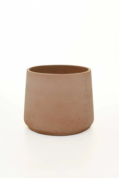 Kvetináč TROPICO, sklolaminát, výška 29 cm, oranžová