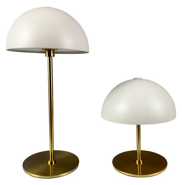 Stolové Lampa Dyberg Larsen, Along, stmievateľné, Béžová, Obývacia izba, Kov, Škandinávsky