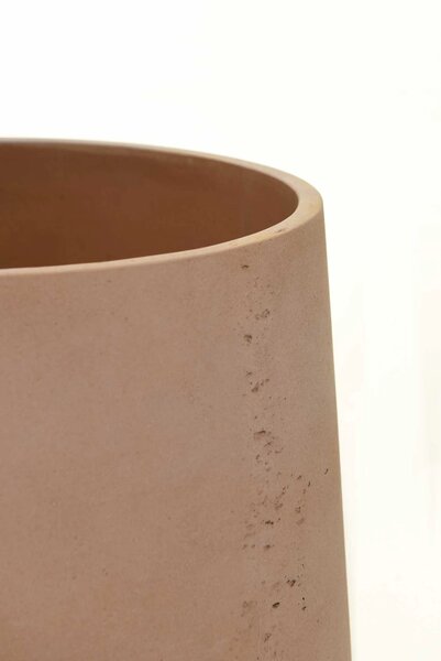 Kvetináč TROPICO, sklolaminát, výška 29 cm, oranžová