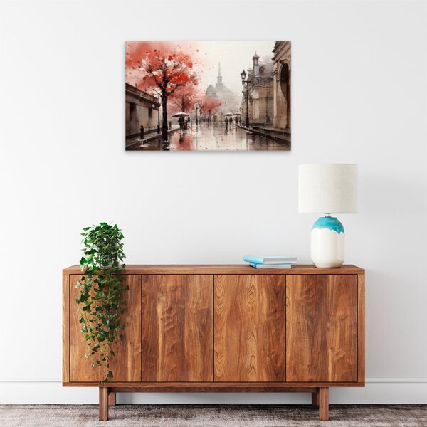 Obraz na plátne - Daždivá Paríž - 60x40 cm
