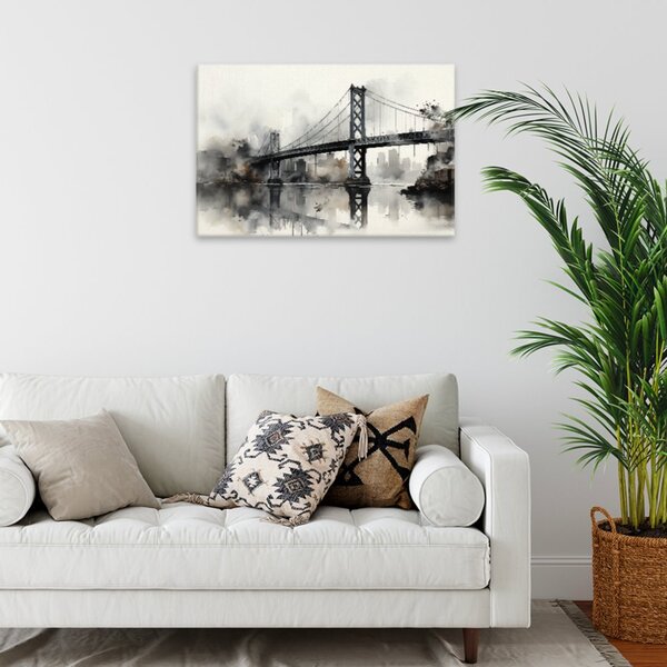 Obraz na plátne - Temné San Francisco - 60x40 cm