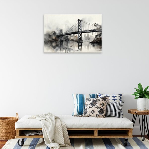 Obraz na plátne - Temné San Francisco - 60x40 cm