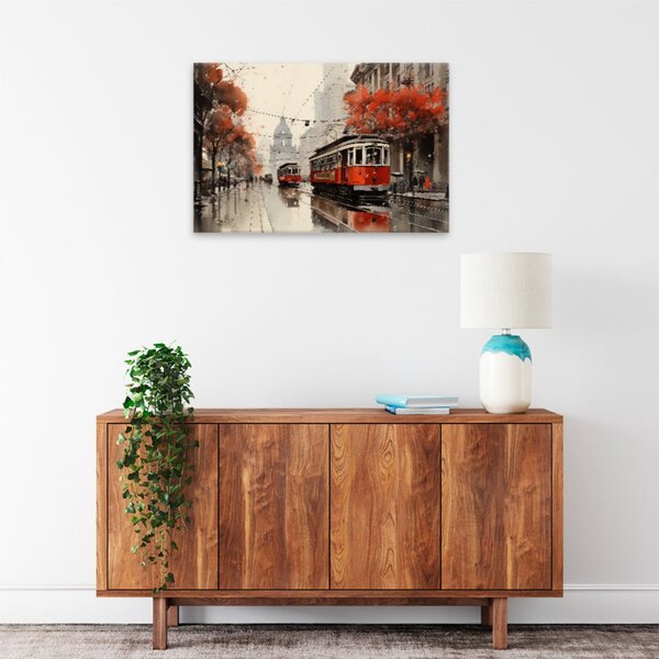 Obraz na plátne - Električka v San Franciscu - 60x40 cm