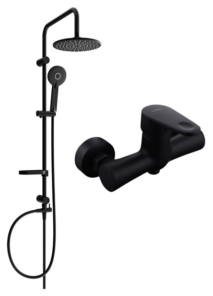 Sprchový set MEXEN CARL VI čierny