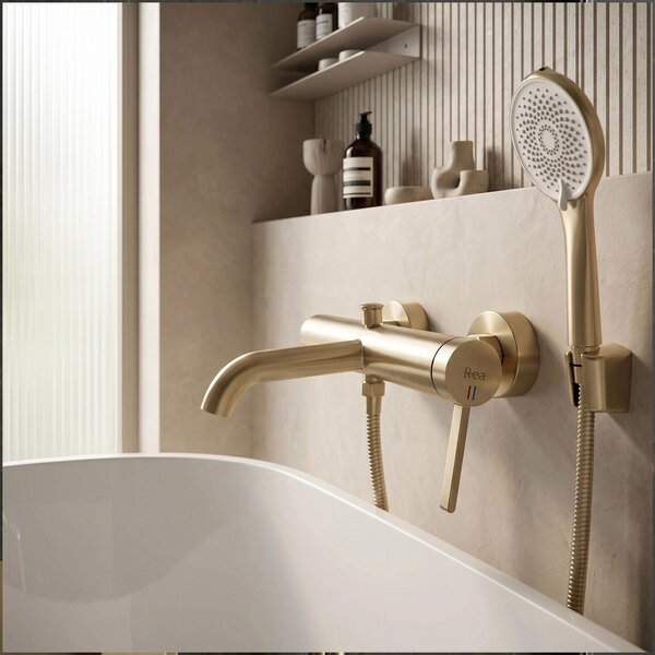 Sprchová hlavica REA JS-020 BRUSH GOLD