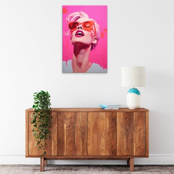 Obraz na plátne - Päťdesiat odtieňov ružovej - 40x60 cm
