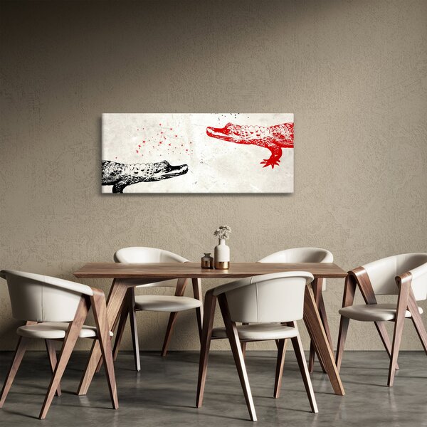 Obraz - Krokodíly (120x50 cm)