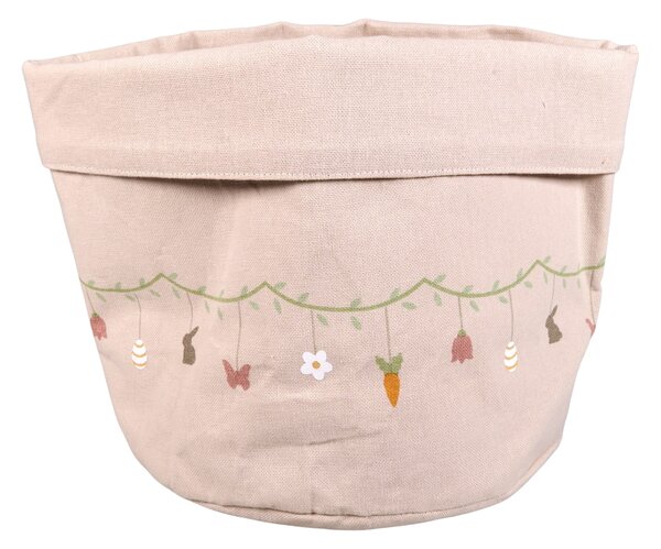 Bavlnený košík na pečivo Easter Joyful Beige
