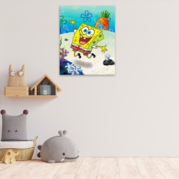 Obraz na plátne - SpongeBob - 40x50 cm
