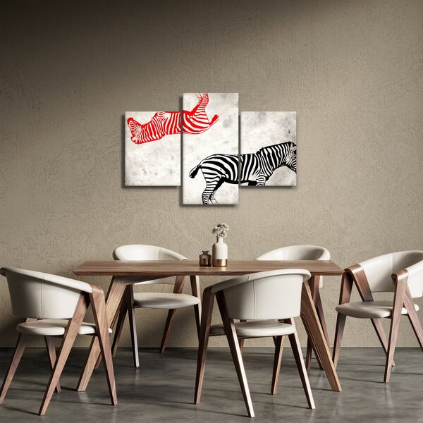 Obraz - Zebry (90x60 cm)