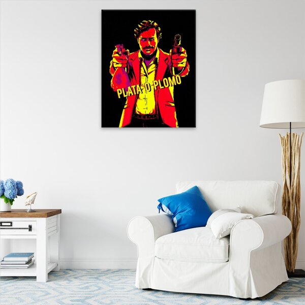 Obraz na plátne - Pablo Escobar 02 - 40x50 cm