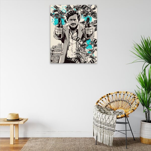 Obraz na plátne - Pablo Escobar 01 - 40x50 cm