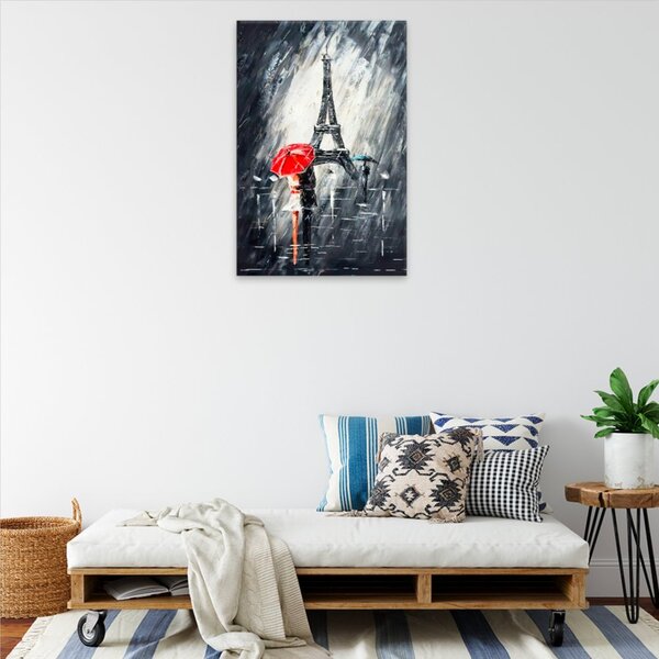 Obraz na plátne - Pod Eiffelovkou - 40x60 cm