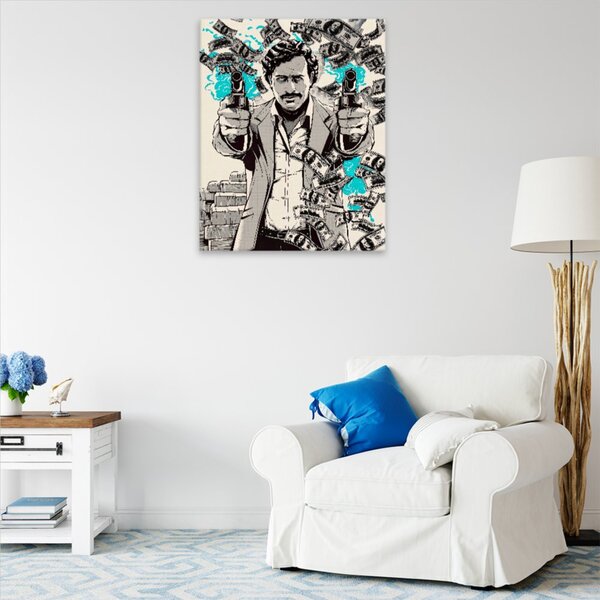 Obraz na plátne - Pablo Escobar 01 - 40x50 cm