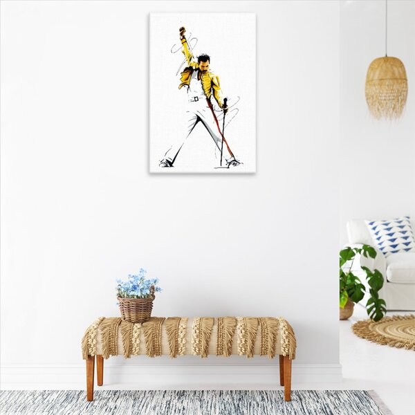 Obraz na plátne - Freddie Mercury 01 - 40x60 cm