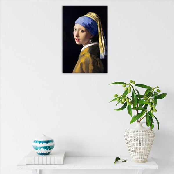 Obraz na plátne - Dievča s perlami Johannes Vermeer - 40x60 cm