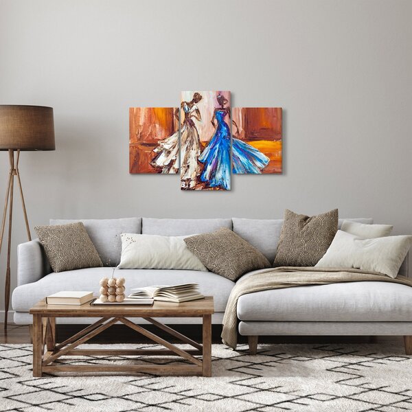 Obraz - Tanečnica, olejomaľba (90x60 cm)