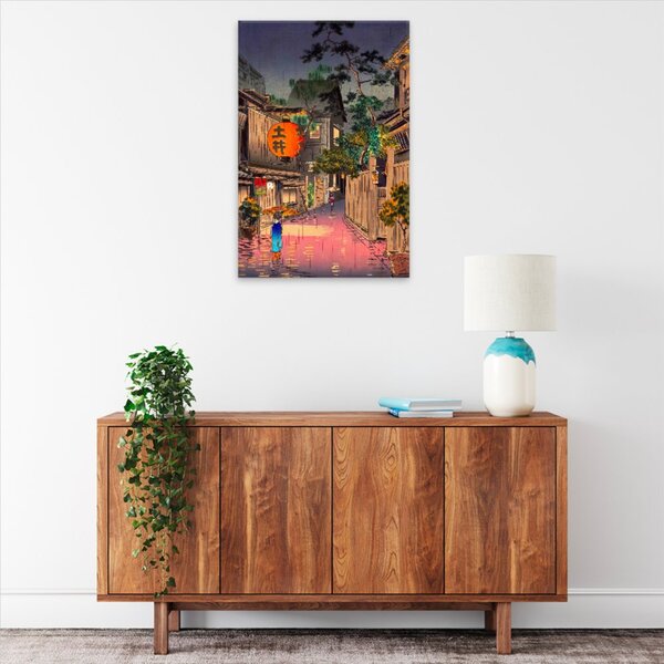 Obraz na plátne - Japonský podvečer - 40x60 cm