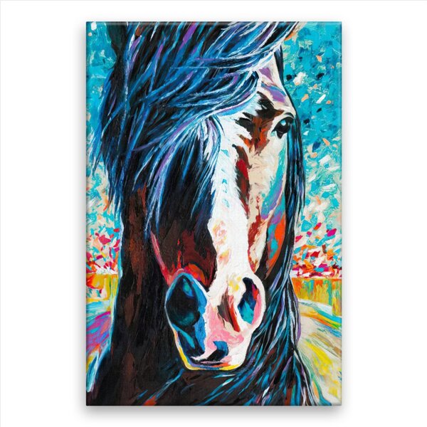 Obraz na plátne - S učesanou ofinou - 40x60 cm