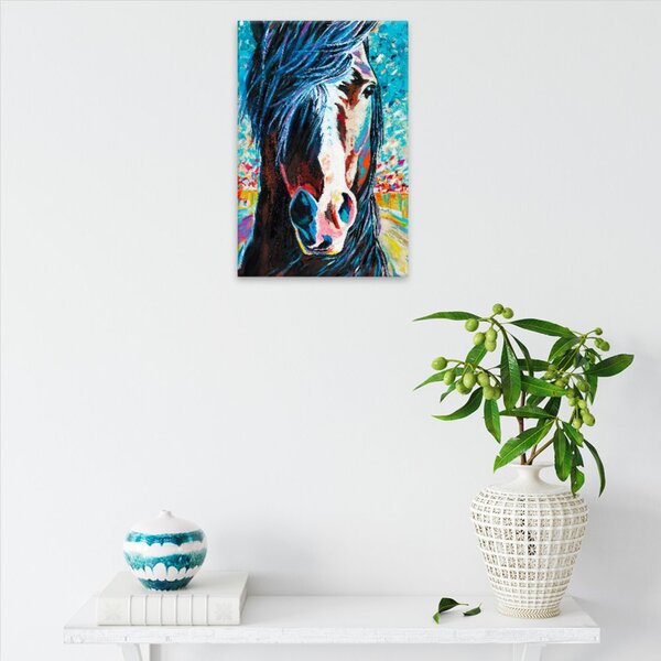 Obraz na plátne - S učesanou ofinou - 40x60 cm