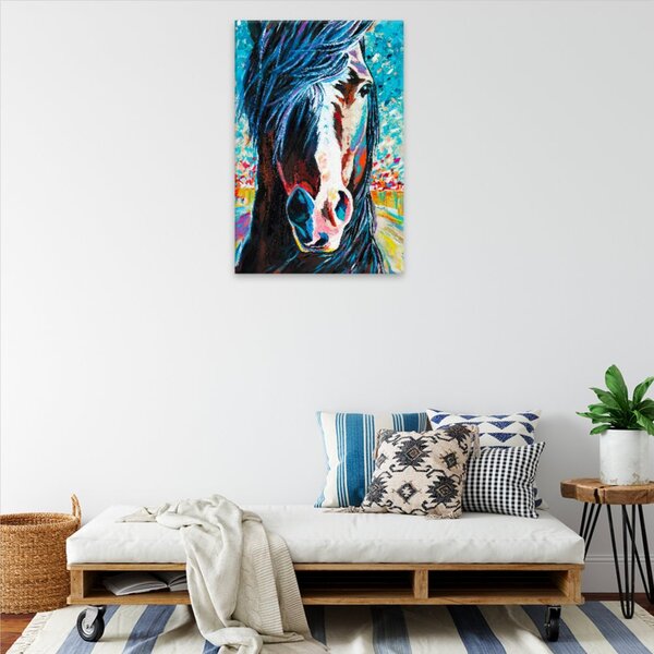 Obraz na plátne - S učesanou ofinou - 40x60 cm