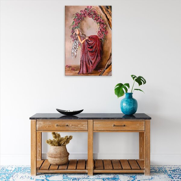 Obraz na plátne - Pán je na mojej strane - 40x60 cm