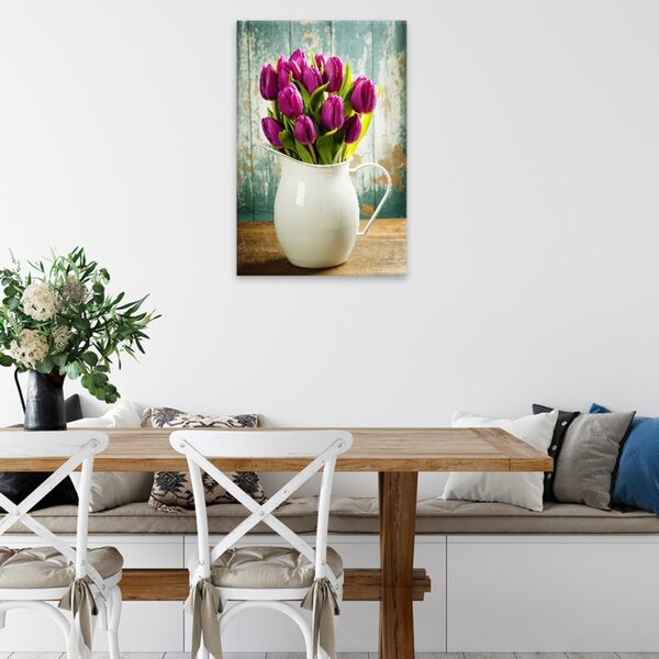 Obraz na plátne - Kytica tulipánov - 40x60 cm