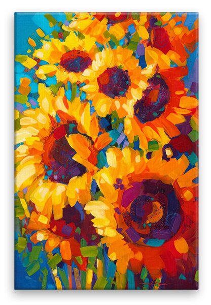 Obraz na plátne - Slnečnice 02 - 40x60 cm