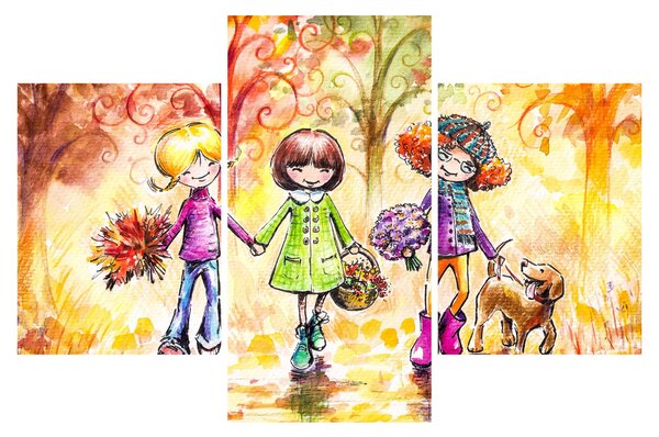 Obraz - Priateľstvo (90x60 cm)
