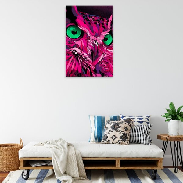 Obraz na plátne - Pohľad sovy - 40x60 cm