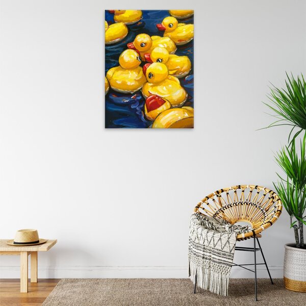 Obraz na plátne - Kačičky - 30x40 cm