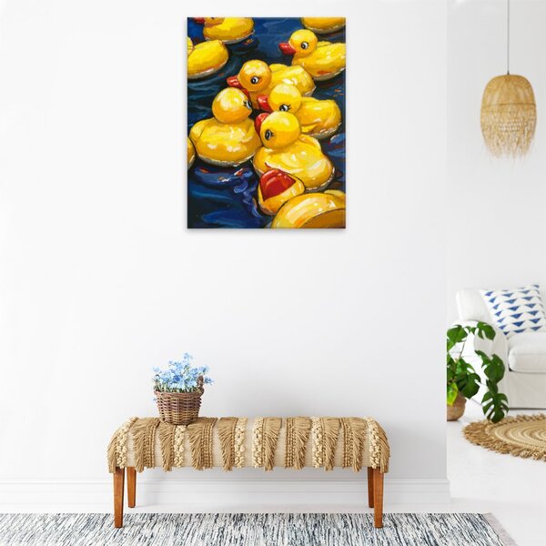 Obraz na plátne - Kačičky - 30x40 cm