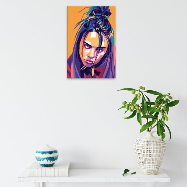 Obraz na plátne - Billie Eilish 02 - 40x60 cm