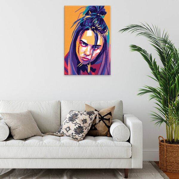 Obraz na plátne - Billie Eilish 02 - 40x60 cm