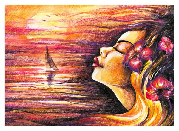 Obraz - Spomienky na leto (70x50 cm)