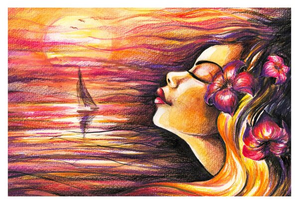 Obraz - Spomienky na leto (90x60 cm)
