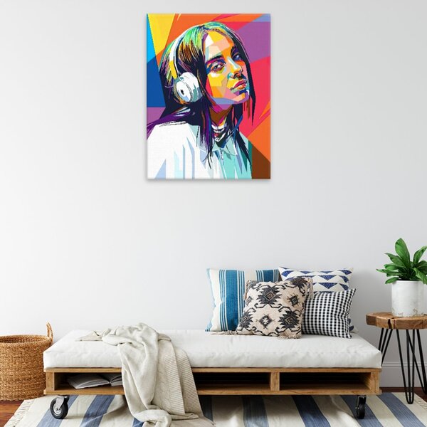 Obraz na plátne - Billie Eilish 01 - 30x40 cm