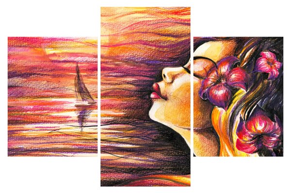 Obraz - Spomienky na leto (90x60 cm)