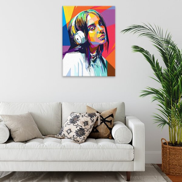 Obraz na plátne - Billie Eilish 01 - 30x40 cm