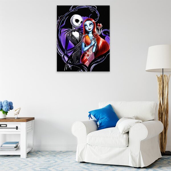 Obraz na plátne - Jack a Sally - 40x50 cm