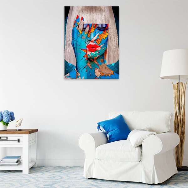 Obraz na plátne - Bang girl - 30x40 cm