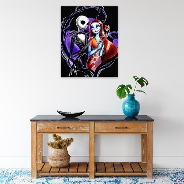 Obraz na plátne - Jack a Sally - 40x50 cm