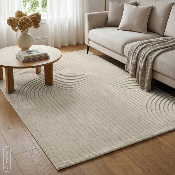 Dekorstudio Moderný shaggy koberec VENUS BOHO2 – béžový Rozmer koberca: 80x150cm